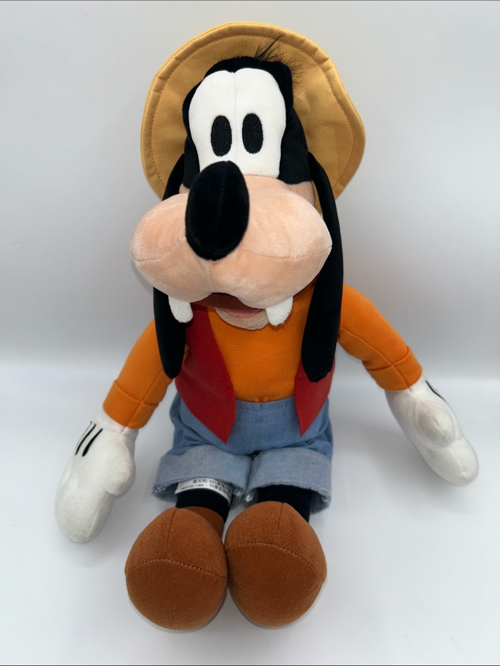 Disney Parks Goofy “Gone Fishing” Plush – Approx. 14” – Fishing Hat 🎣